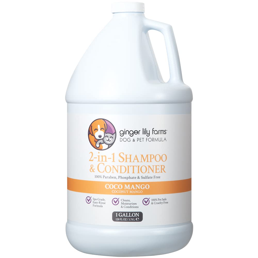 Ginger Lily Farms Dog & Pet Formula 2-in-1 Shampoo and Conditioner