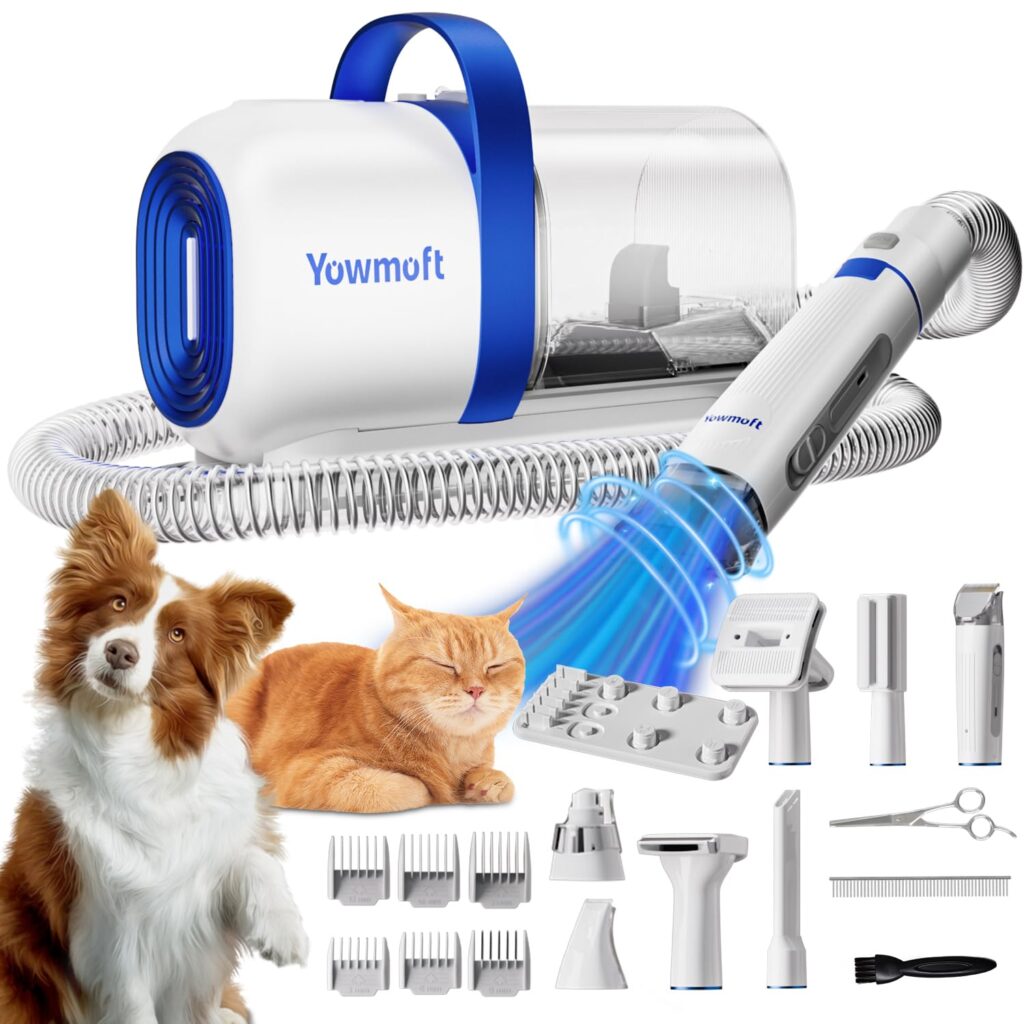 Yowmoft Dog Grooming Vacuum & Dog Grooming Kit